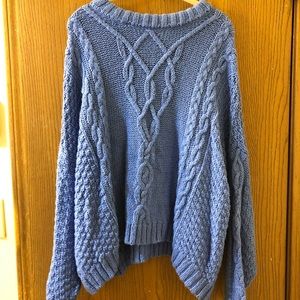 Aerie Blue Knit Sweater 💙